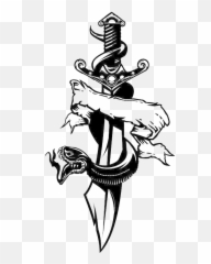 Skull Tattoo Png Photo - Dagger Tattoo Designs,Skull Tattoo Png