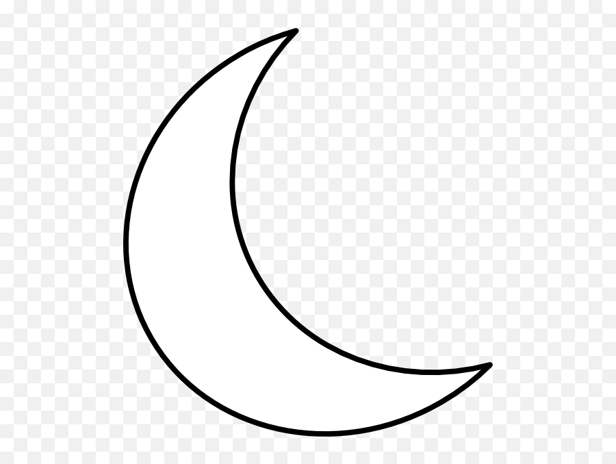 White Crescent Moon Clipart - Png Download Full Size White Crescent Moon Transparent,Moon Clipart Transparent Background