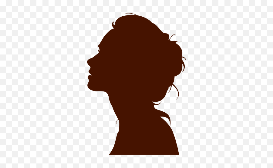 Png Silhouette Woman Head Transparent - Woman Head Profile Silhouette,Sexy Woman Png