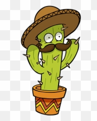 Cactus - Cartoon Png Transparent