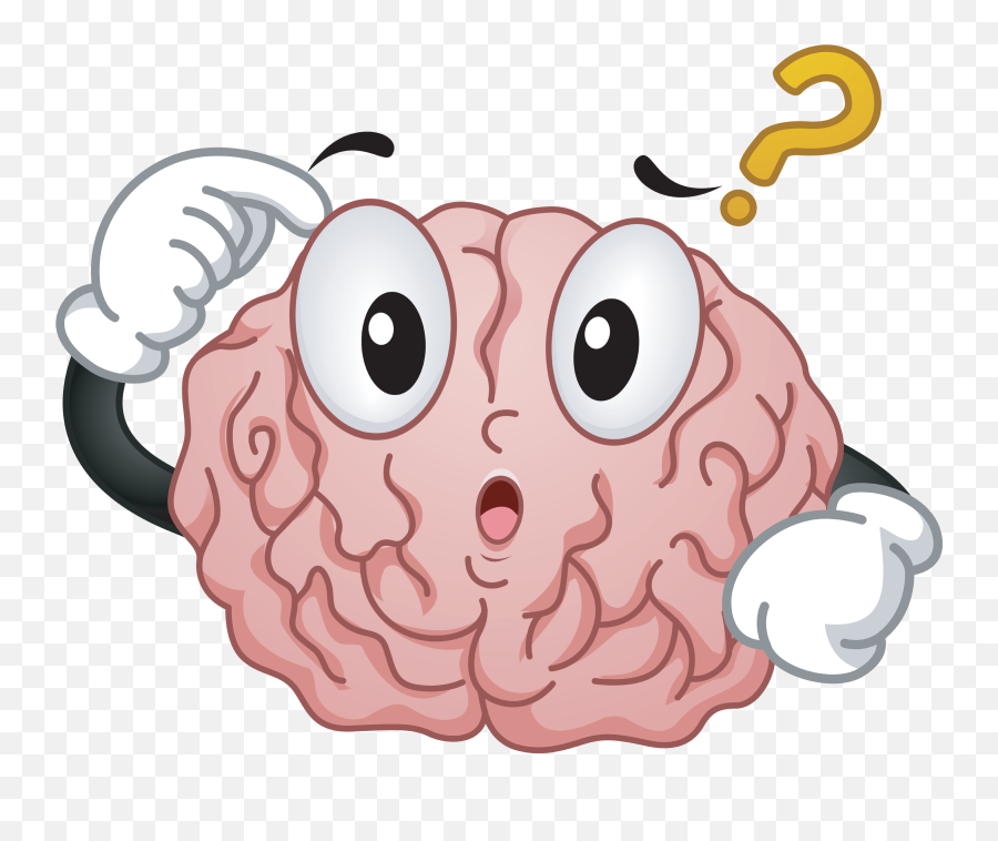 Brain Strain - Kafe 1041kafe 1041 Brain With Question Marks Png,Cartoon Brain Png
