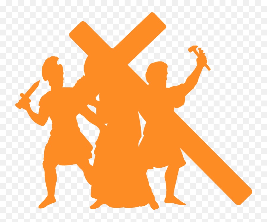 Stations Of The Cross Silhouette - Youth Stations Of The Cross Png,Cross Silhouette Png