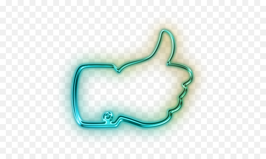 111241 - Glowinggreenneoniconbusinessthumbsuppng 512 Logo Like Neon Png,Thumbs Up Png