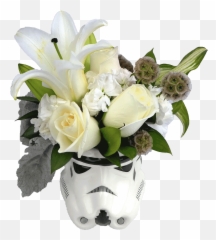Star Wars Stormtrooper Flower Mug - Vase Png,Stormtrooper Helmet Png