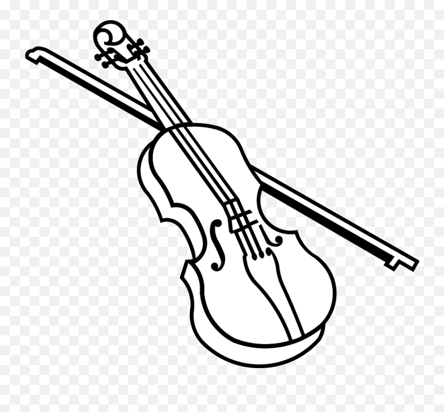 Fiddle Drawing Observational - Violin Black And White Png,Fiddle Png