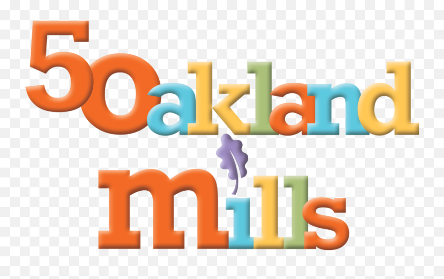 Oakland Mills - 50th Birthday Logo Stacked Png2 U2013 Oakland Vertical,50th Birthday Png