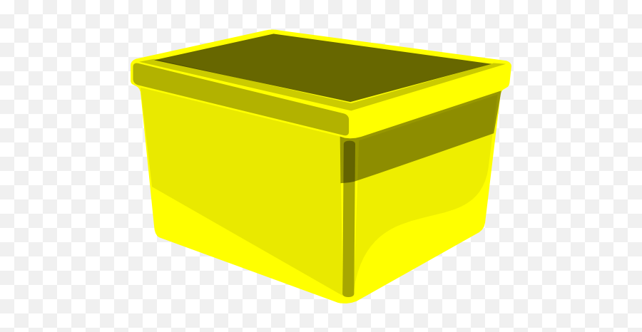 Square Clipart Yellow - Plastic Green Bin Clip Art Png,Yellow Square Png
