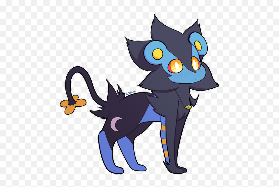 Azure The Luxray - Fictional Character Png,Luxray Png