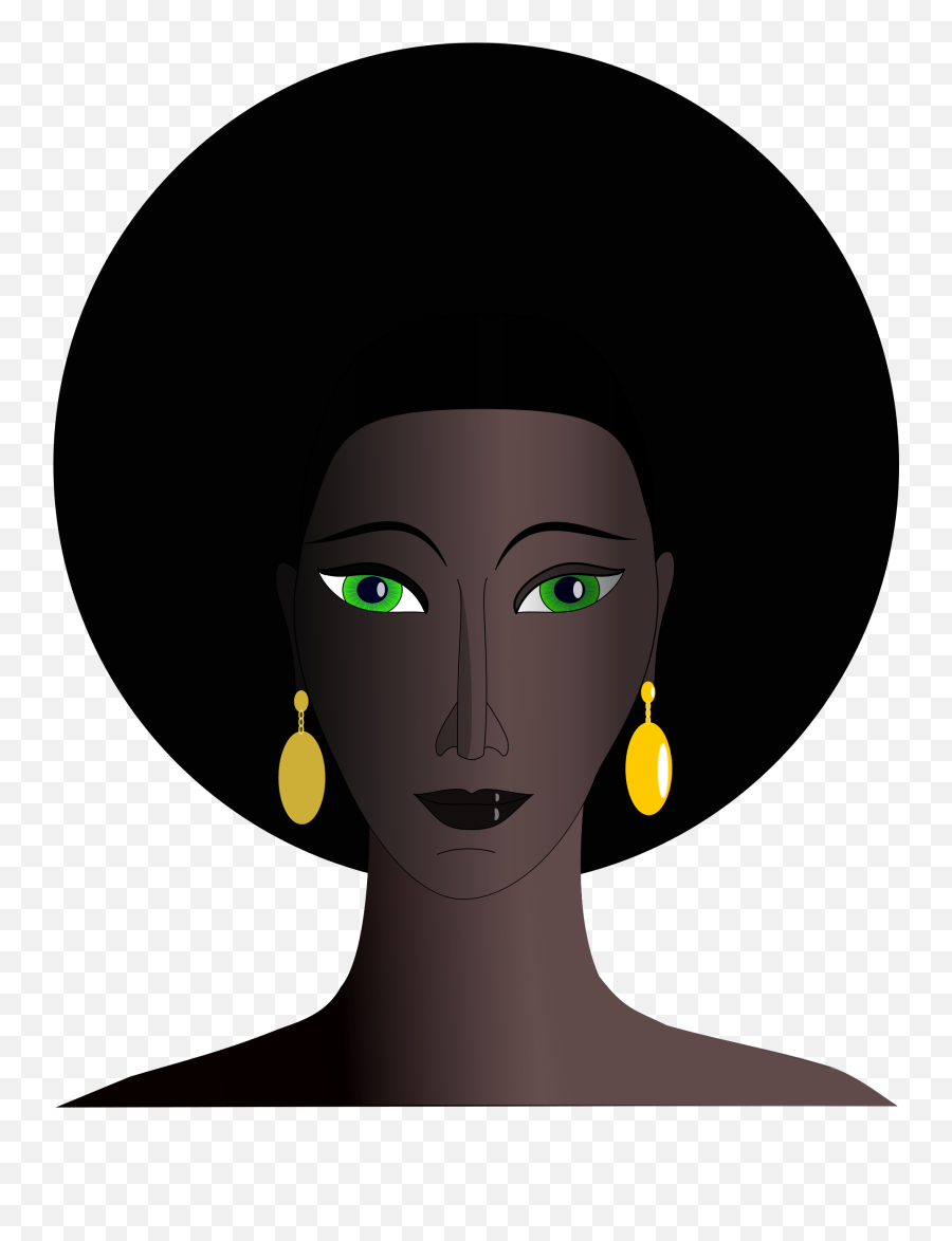 Clipart Woman Face Mask - African American Woman Face Silhouette Png,Women Face Png