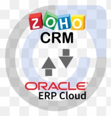 Sync For Oracle Erp Cloud U0026 Zoho Crm - Vertical png