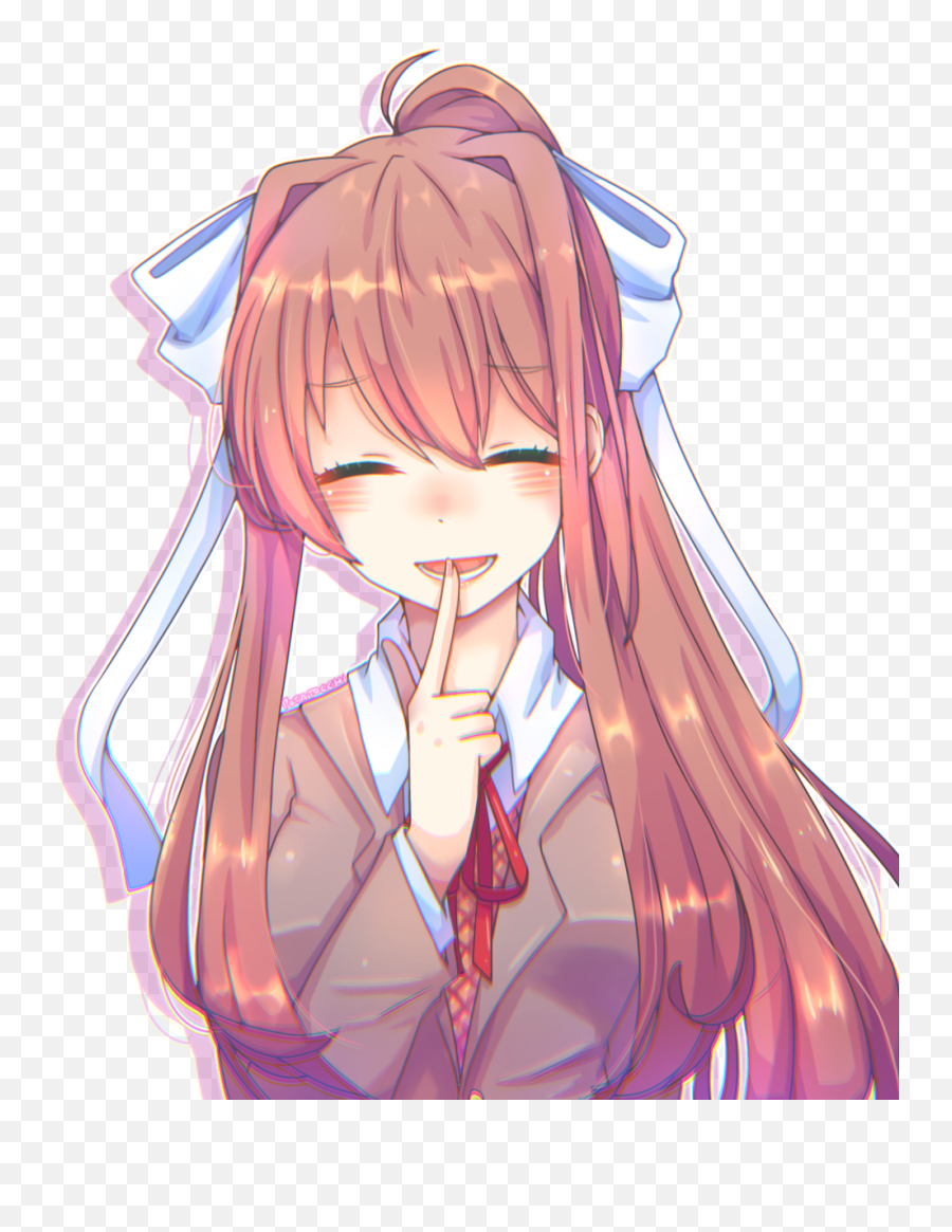 Monika Doki Literature Club Image 2634162 - Monika Ddlc Png,Doki Doki Literature Club Logo Png