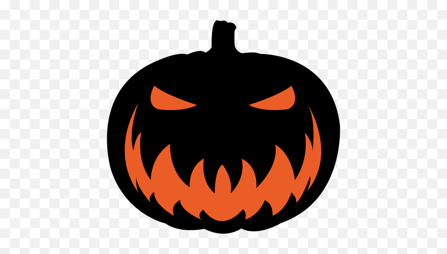 Scary Pumpkin Face 6 - Pumpkin Halloween Vector Png,Scary Face Png