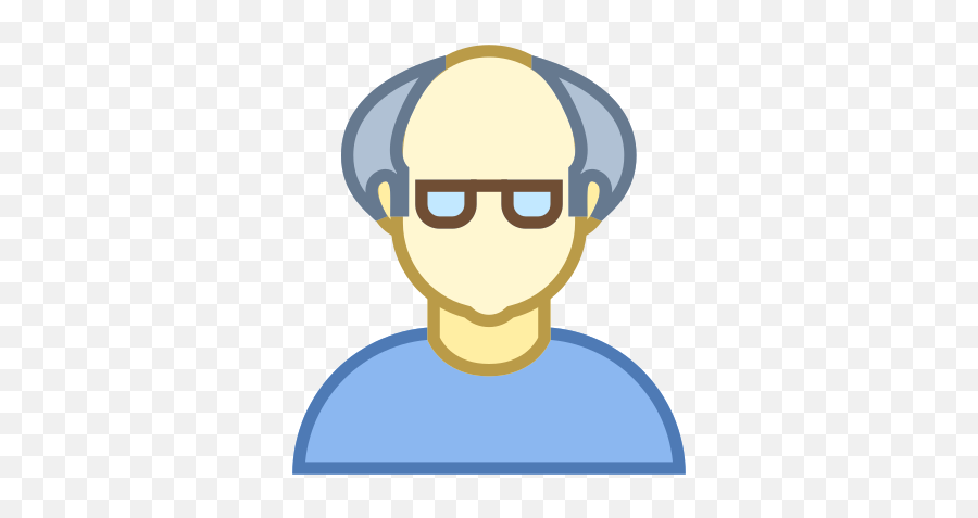 Person Old Male Skin Type 1 And 2 Icon - For Adult Png,1/2 Icon