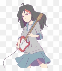 Student Guitar Music Instrument - Girly png