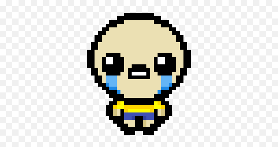 Pixilart - Caillou As Isaac By Anonymous Binding Of Isaac Rebirth Personnage Png,Isaac Icon