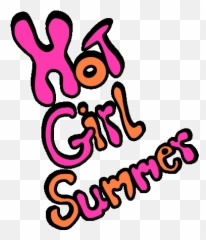 Hot Girl Summer Hotgirl Sticker - Text png