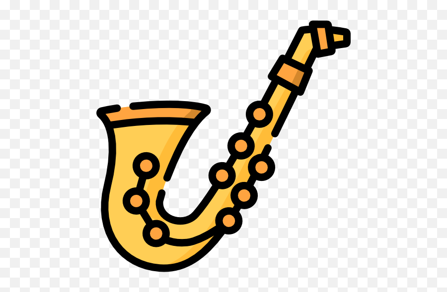 Saxophone - Free Music Icons Clip Art Png,Sax Icon