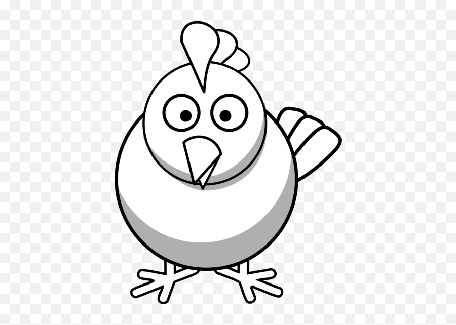 Chicken Png Svg Clip Art For Web - Download Clip Art Png Cartoon Chicken Clipart Black And White,Chicken Icon