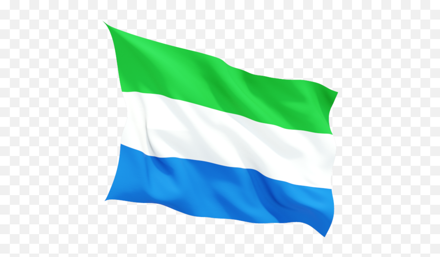 Fluttering Flag Illustration Of Sierra Leone - Transparent India Flag Png,Leona Icon