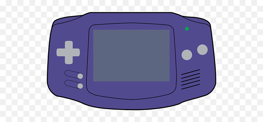 Console Illustrations - Gameboy Advance Icon Png,Gameboy Advance Icon