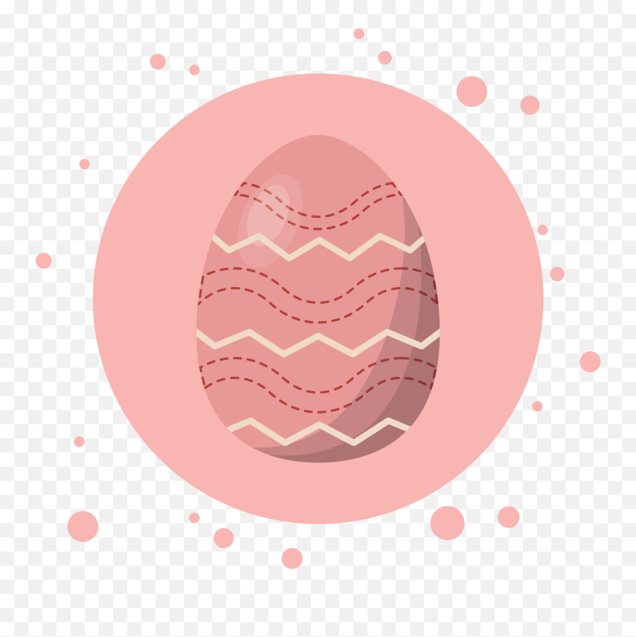 Easter Egg Circle Bubbles Pink Icon Gráfico Por Soe Image - Dot Png,Pink Photo Icon