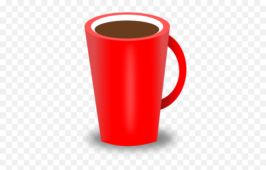 Coffee Cup Vector Illustration Public Domain Vectors - Red Cup Clipart Png,Coffee Cup Icon Vector