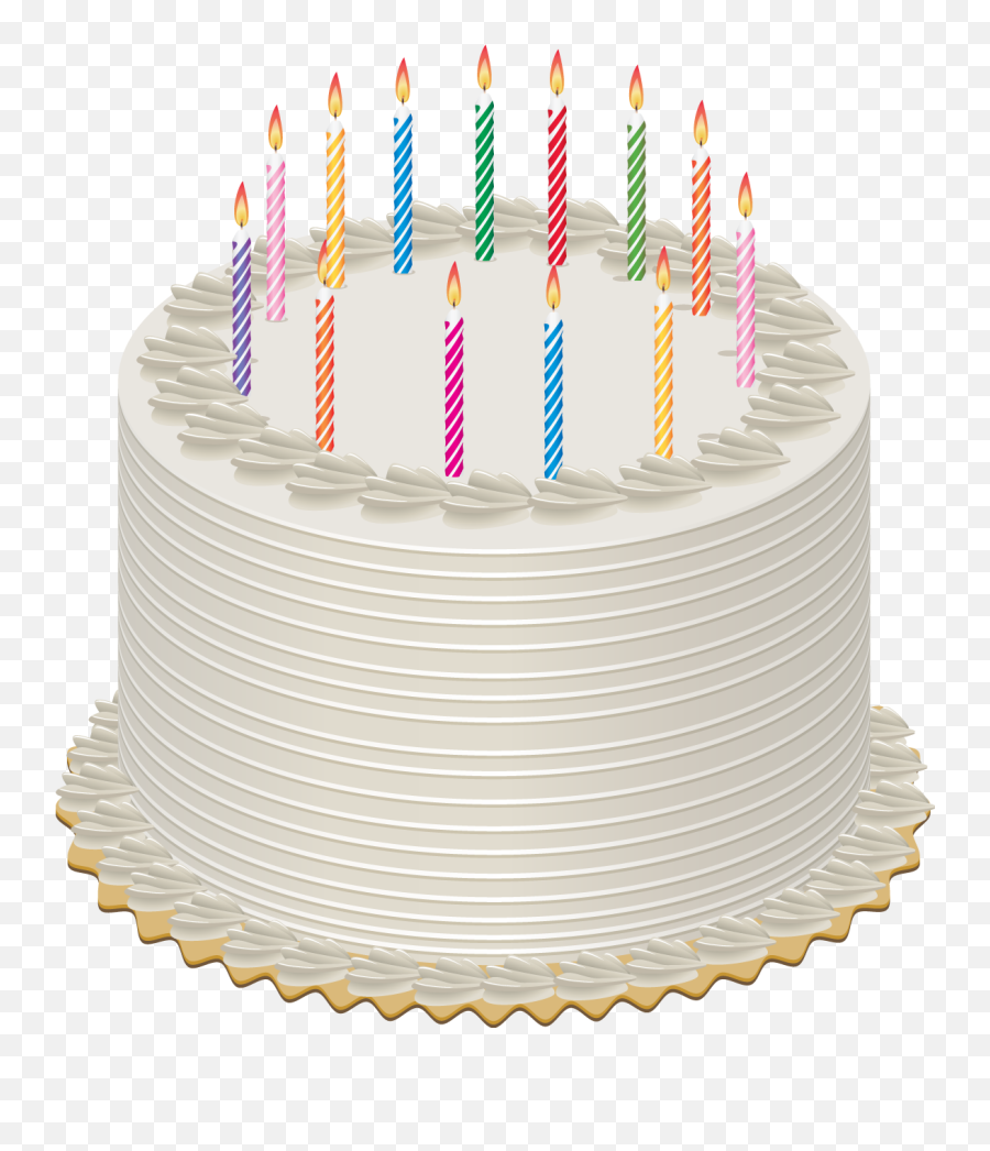 Library Of Christmas Birthday Cake Transparent Picture - Cake With Candles Png,Cake Png Transparent