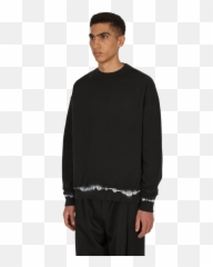 Tie Dye Skate Crewneck Sweatshirt Black Png Icon Clothing