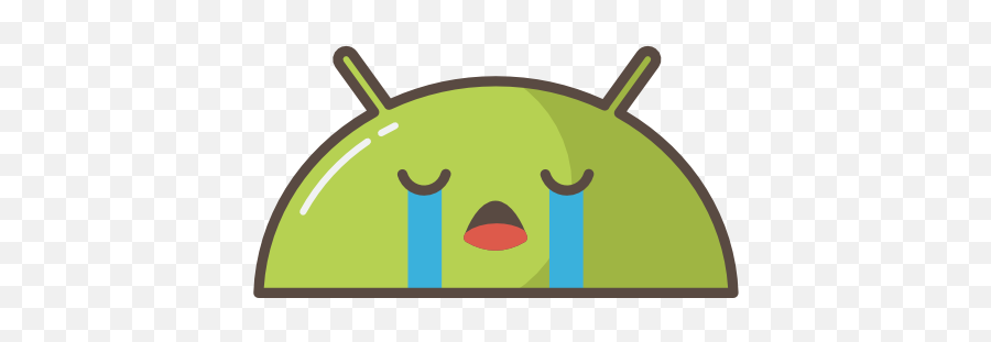 Android Robot Mobile Mood Emoji Sad Crying Free Icon - Sad Android Icon Png,Weeping Icon