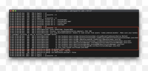React Native Android Release Build Crash - Dot png