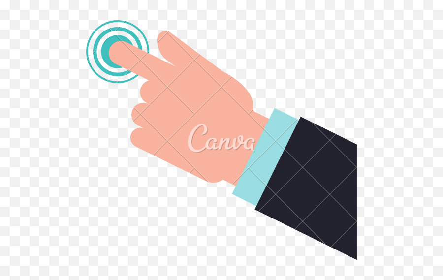 Cursor Hand Pointer Touch Technology Icon Vector Graphic Png