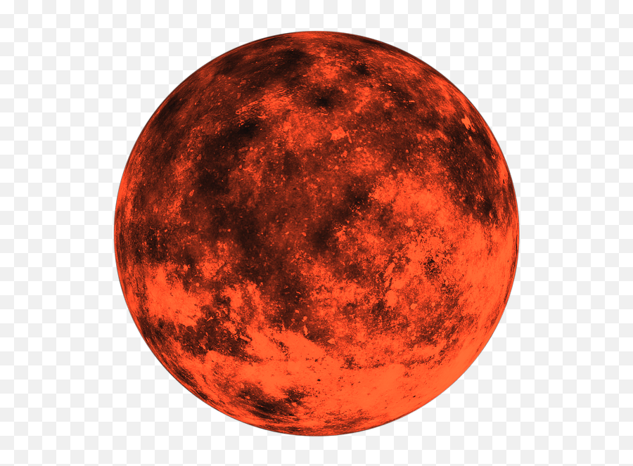 Clipart Moon Orange Transparent - Dark Moon Png,Blood Moon Png