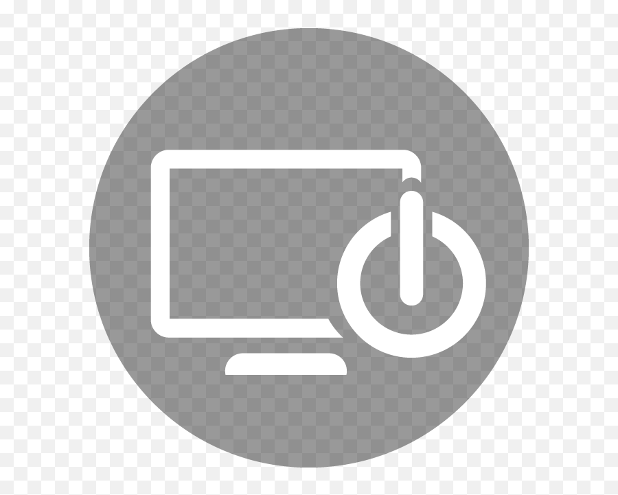 Download Turn Off The Monitor - Circle Png Image With No Smart Device,Turn On Off Icon