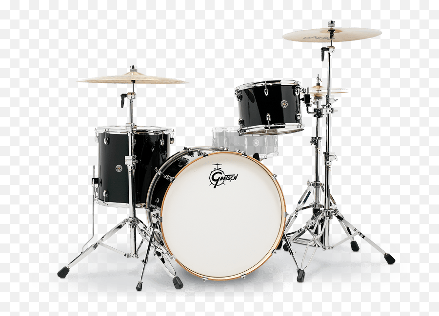 Gretsch Drums Ct1 - R443c Catalina Club Rock 3piece Shell Gretsch Drums Catalina Club Rock Piano Black Png,Pearl Icon Curved Drum Rack