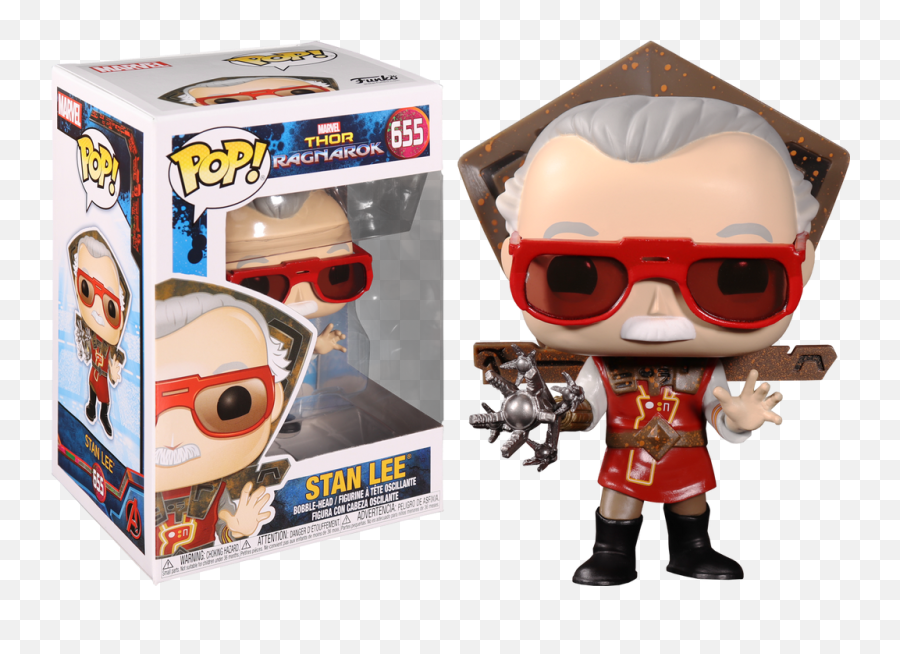 Funko Pop Thor 3 Ragnarok - Stan Lee Cameo 655 The Stan Lee 655 Funko Pop Png,Tekken 3 Save Icon