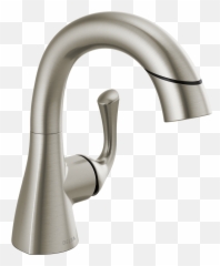 Single Handle Centerset Bathroom Faucet - Delta Broadmoor Hole With Sprayer png