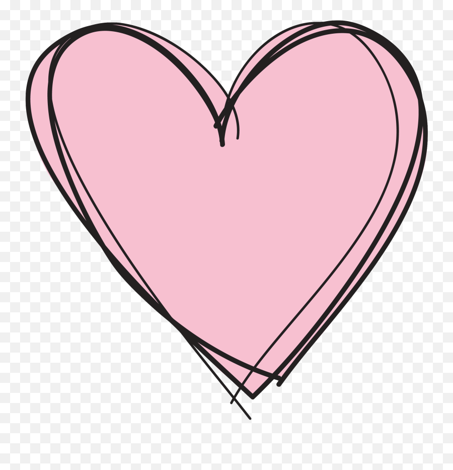 Pink Heart No Background - Pink Heart Transparent Background Png,No Symbol Transparent Background