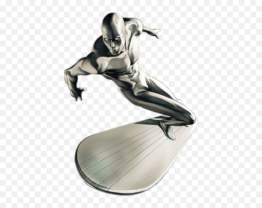 Silver Surfer Png Image - Silver Surfer Board,Silver Surfer Png