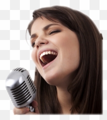 Singing Png Transparent Image - Girl Singing Png,Singing Png
