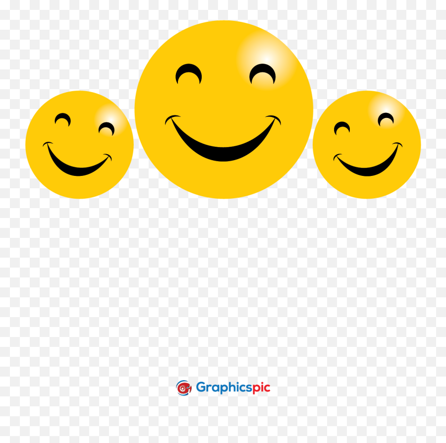 Yellow Smiling Emoticons Set - Free Vector Graphics Pic Smiley Png,Happiness Png