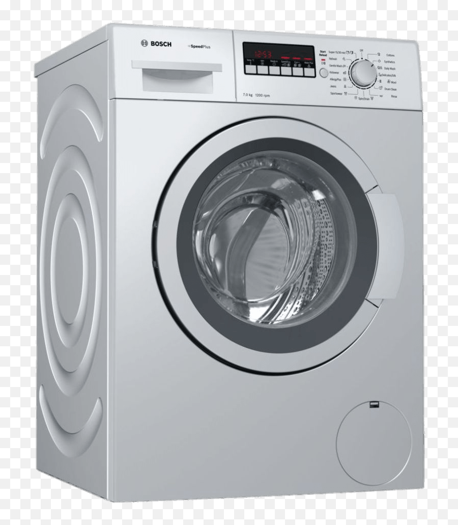 Bosch Washing Machine Transparent Png - Stickpng Wak2426sin Bosch Washing Machine,Laundry Png