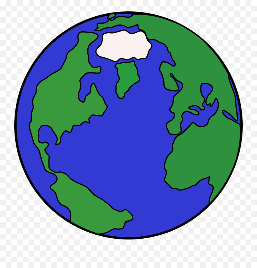 Clip Art Earth Cartoon Drawing Globe - Globe Cartoon Png,Earth Clipart Transparent Background