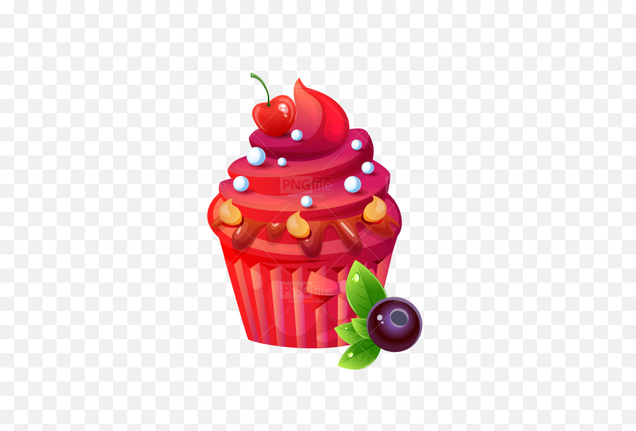 Vector Cupcake Png Free Download - Photo 283 Pngfilenet Cupcake,Cupcake Png