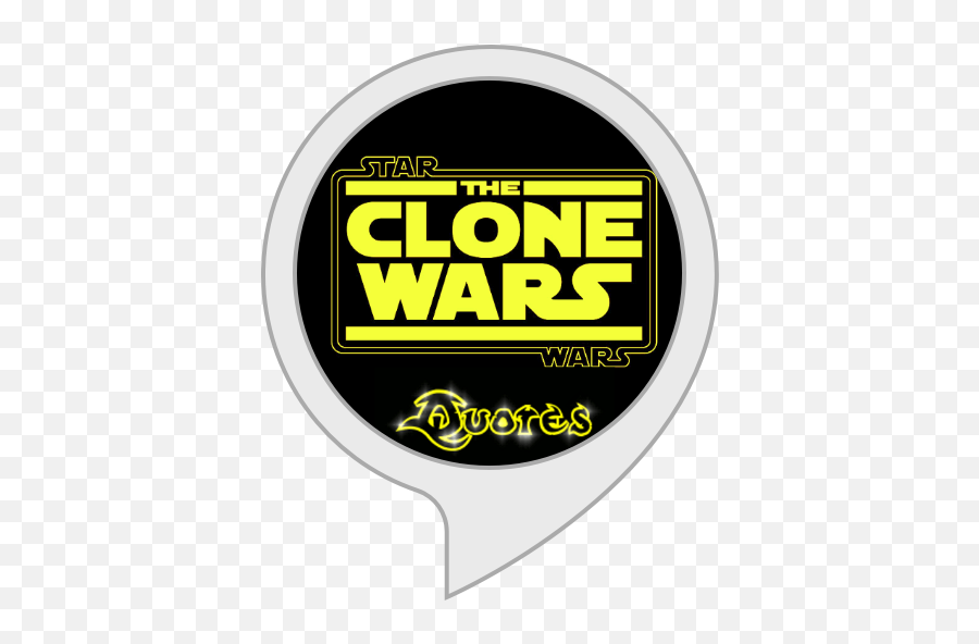 Amazoncom Clone Wars Quotes Alexa Skills - Circle Png,Star Wars The Clone Wars Logo