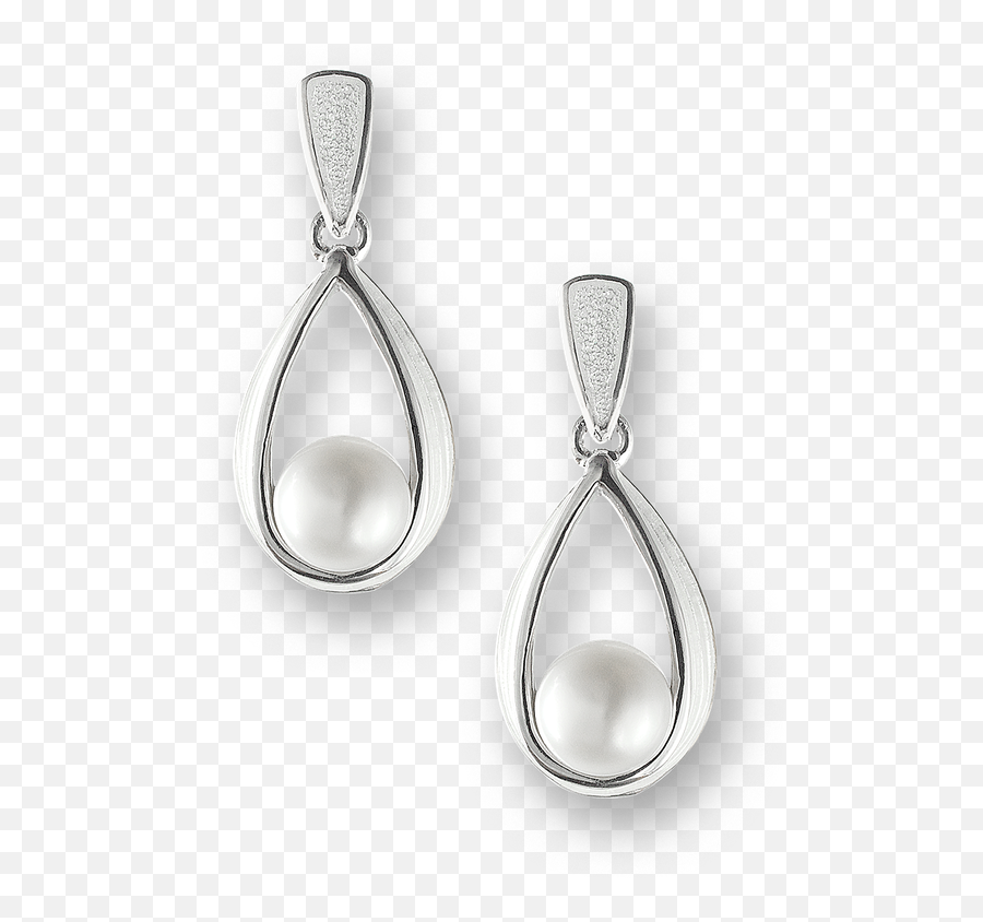 Nicole Barr Designs Sterling Silver Ribbon Stud Earrings - Earrings Png,Silver Ribbon Png