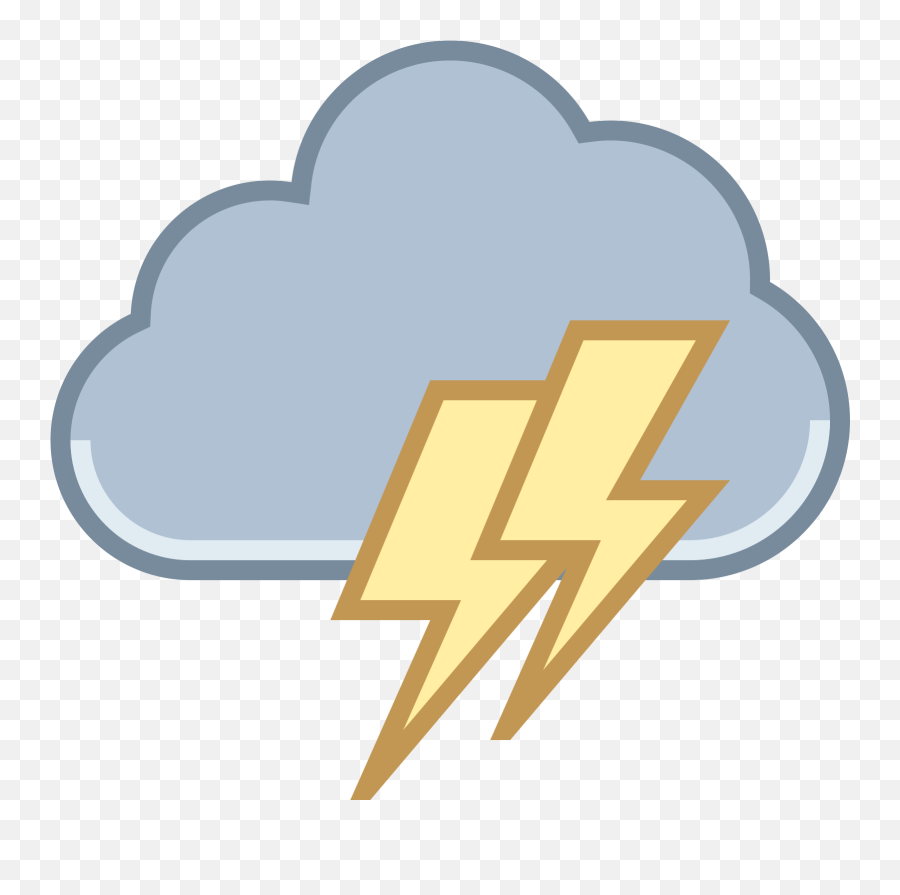 Lightning Icon Png Download - Cloud Transparent Background Lightning Clipart,Thunder Cloud Png
