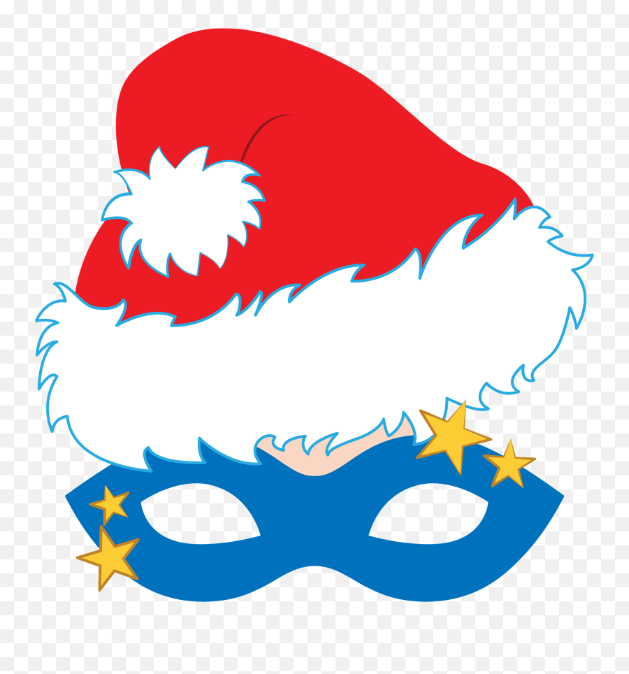 Christmas Masquerade Mask Clipart - Clip Art Png,Masquerade Png