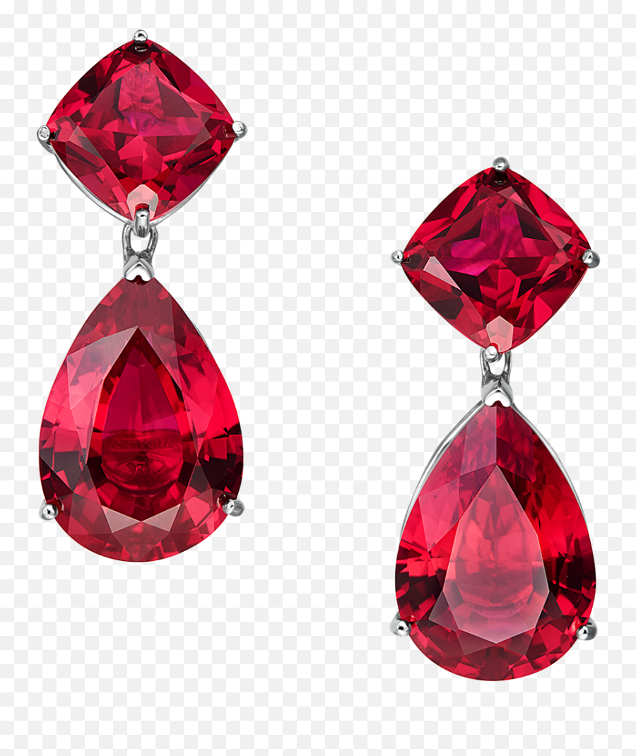 Rose Red Diamond Stone Png Free - Red Diamond Earrings Png,Red Diamond Png