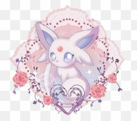 Pokemon Espeon And Cute Image - Espeon Drawing Umbreon Png,Espeon Png