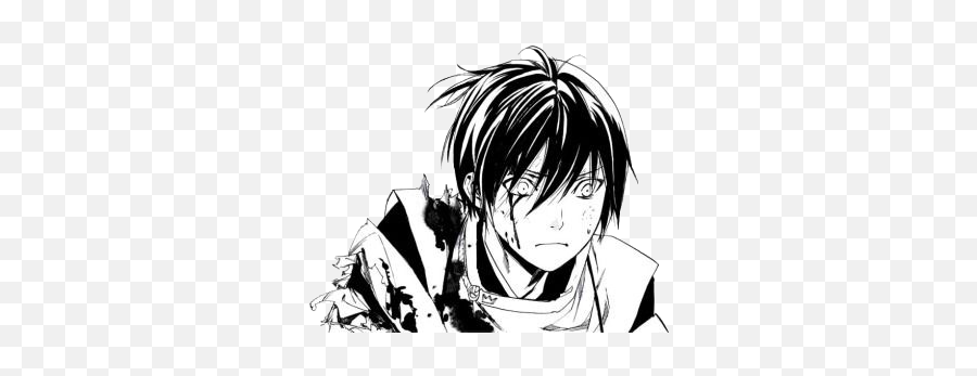 Yato Noragami Anime Png Goth Cyber Messy Sticker By - Yato Noragami Manga Anime,Manga Transparent